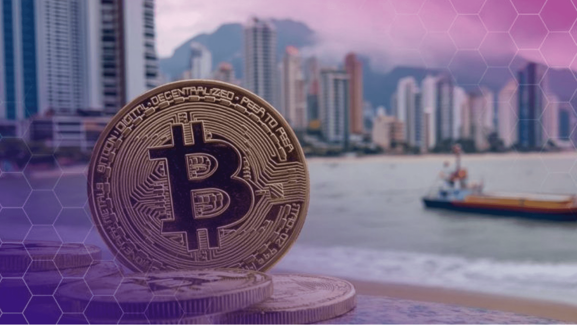 Bitcoin mining racks in U.S. data center