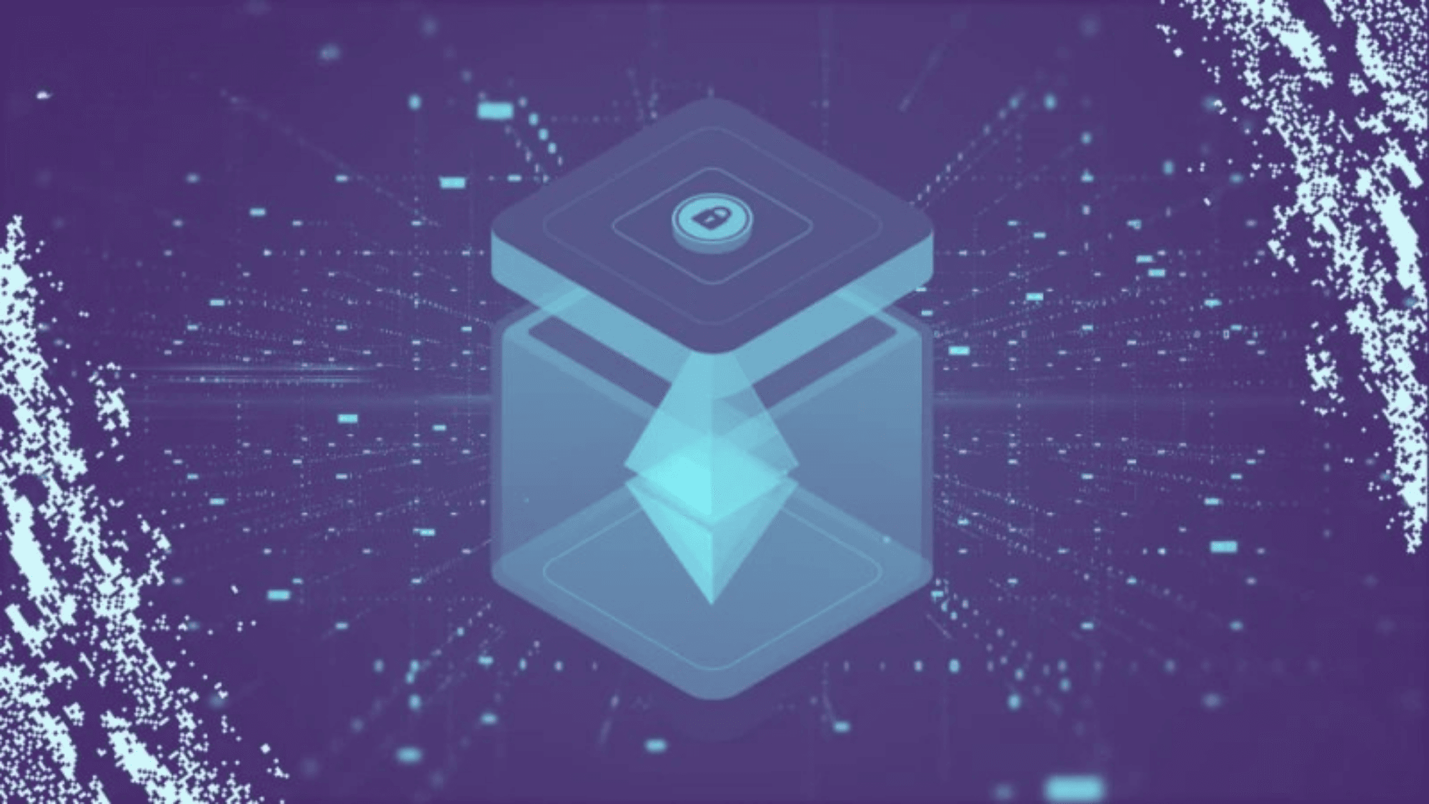 Graphic showing ETH tokens being unlocked