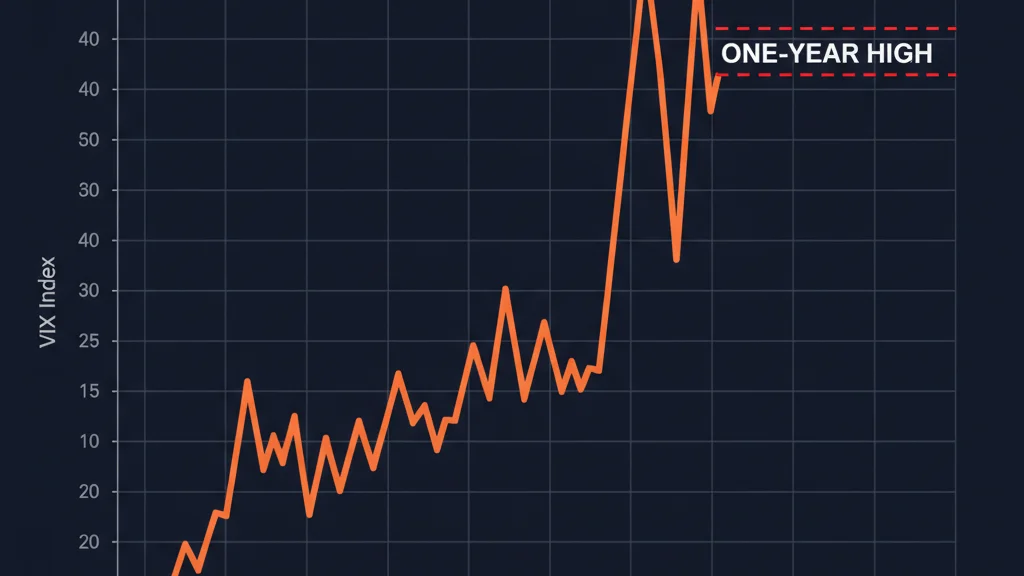 Stock Volatility Hits One-Year High, Bitcoin Bottoms