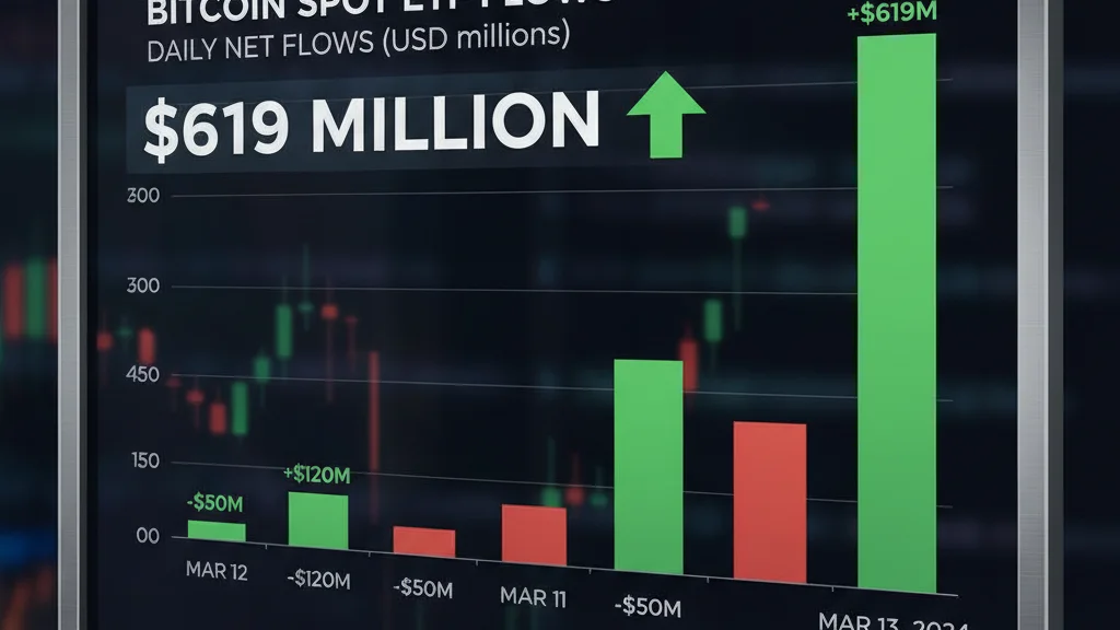 Bitcoin ETF Flows Slip to $619M as Oil Prices Surge