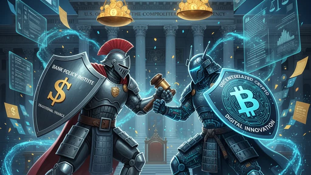 US Banking Lobby Eyes OCC Lawsuit Over Crypto Charters