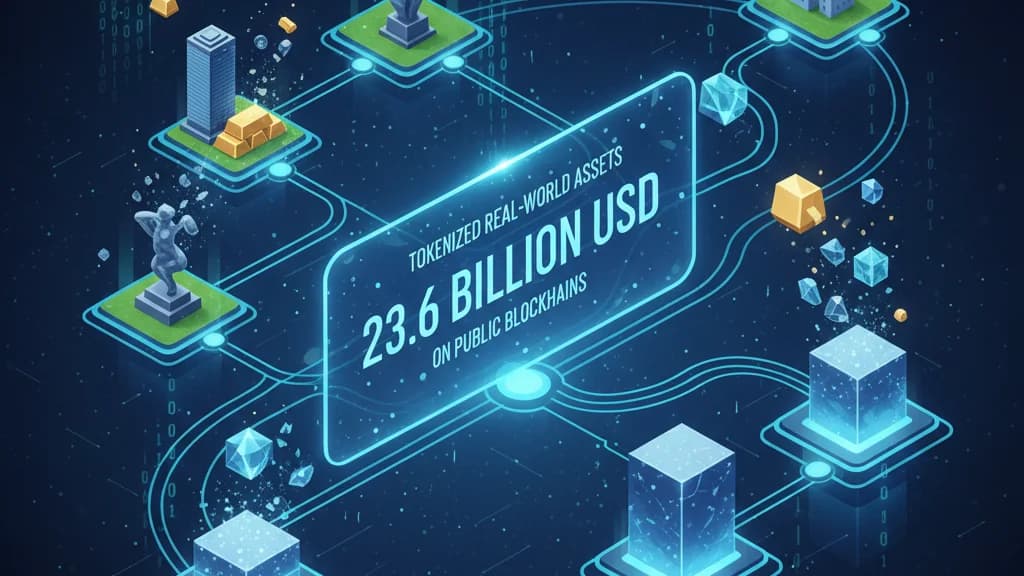 Tokenized Assets Hit $23.6B as Investors Chase 24/7 Markets
